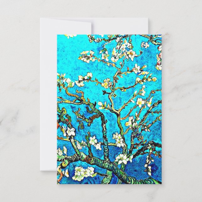 Van Gogh - Almond Blossom Thank You Card (Front)