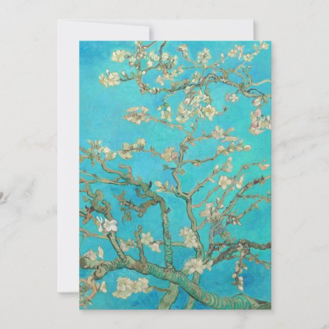 Van Gogh Almond Blossoms Announcement (Front)