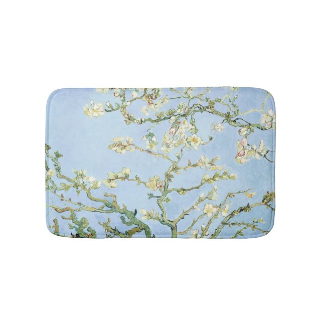 Van Gogh Almond Blossoms Bath Mat (Front)