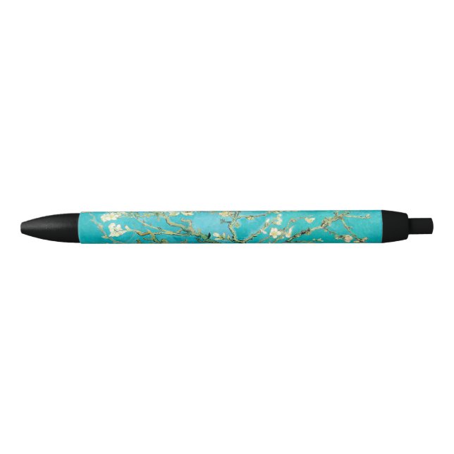 Van Gogh Almond Blossoms Black Ink Pen (Front)