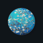 Van Gogh Almond Blossoms bright turquoise Magnet<br><div class="desc">Pink Almond Blossoms Gifts for Wedding Party, Baby Shower, or Spring Party: Celebrate your special occasions with the enchanting beauty of Vincent Van Gogh's Almond Blossoms. Our Pink Almond Blossoms Gifts are the perfect tokens of appreciation for your wedding party, baby shower, or spring party guests. Each gift showcases the...</div>