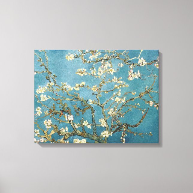 Van Gogh Almond Blossoms Canvas Print (Front)