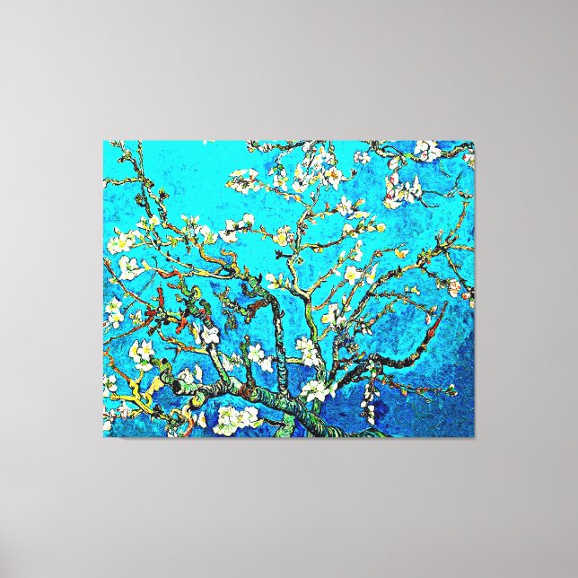 Van Gogh - Almond Blossoms Canvas Print (Front)