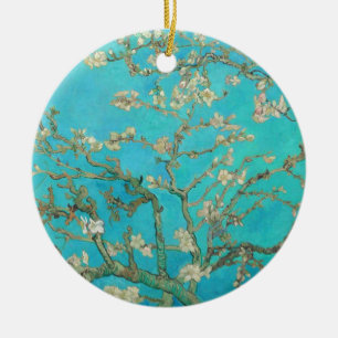 Van Gogh Almond Blossoms Ceramic Tree Decoration
