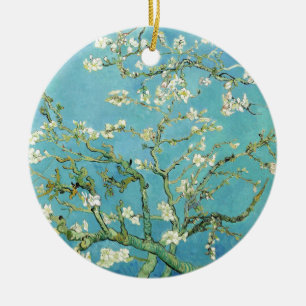 Van Gogh Almond Blossoms Ceramic Tree Decoration