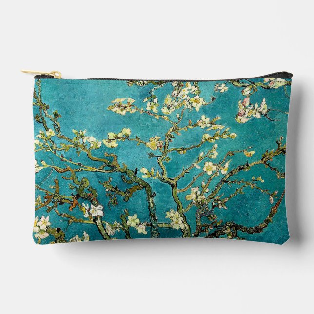 Van Gogh Almond Blossoms Classic Impressionism Accessory Pouch (Front)