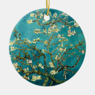 Van Gogh Almond Blossoms Classic Impressionism Ceramic Tree Decoration