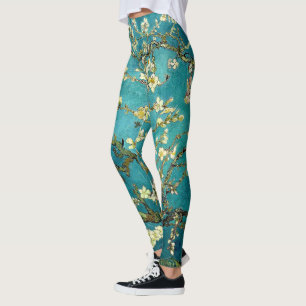 Van Gogh Almond Blossoms Classic Impressionism Leggings