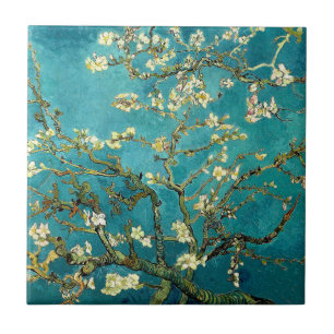 Van Gogh Almond Blossoms Classic Impressionism Tile