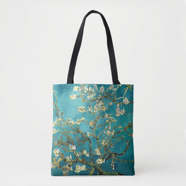 Van Gogh Almond Blossoms Classic Impressionism Tote Bag (Front)