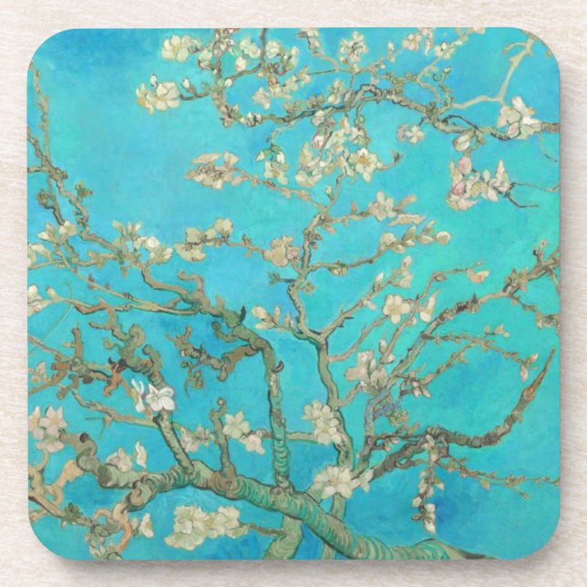 Van Gogh Almond Blossoms Coaster (Front)
