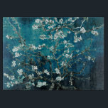 Van Gogh Almond Blossoms : Dark Teal Cutting Board<br><div class="desc">Artist: Vincent Van Gogh
Title: Almond Blossoms
Altered by 2sweet4wordsDesigns/ PureVintage Love</div>