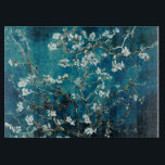 Van Gogh Almond Blossoms Dark Teal Cutting Board<br><div class="desc">Artist: Vincent Van Gogh
 Title: Almond Blossoms
 altered colour</div>