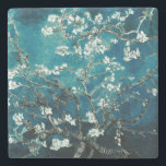 Van Gogh Almond Blossoms : Dark Teal Stone Coaster<br><div class="desc">“Art That Stands the Test of Time” Elevate casual entertaining with stone coasters printed with Van Gogh’s Almond Blossoms in rich teal. Durable, weighty, and beautiful, they protect while doubling as small-scale art for your home. almond blossoms stone coasters, Van Gogh natural stone décor, floral drink coasters, art-inspired table protection,...</div>