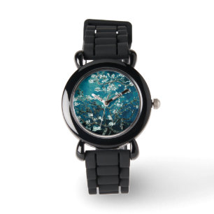 Van Gogh Almond Blossoms : Dark Teal Watch