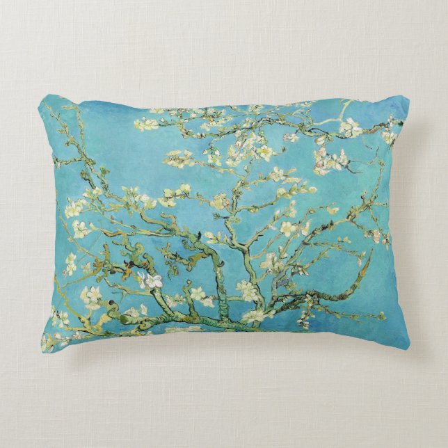 Van Gogh Almond Blossoms Decorative Cushion (Front)