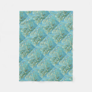 Van Gogh Almond Blossoms Fleece Blanket