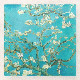 VAN GOGH - Almond Blossoms Glass Coaster
