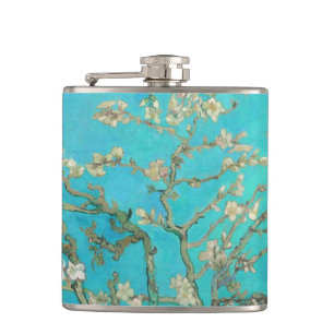 Van Gogh Almond Blossoms Hip Flask