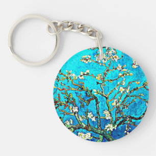 Van Gogh - Almond Blossoms Key Ring