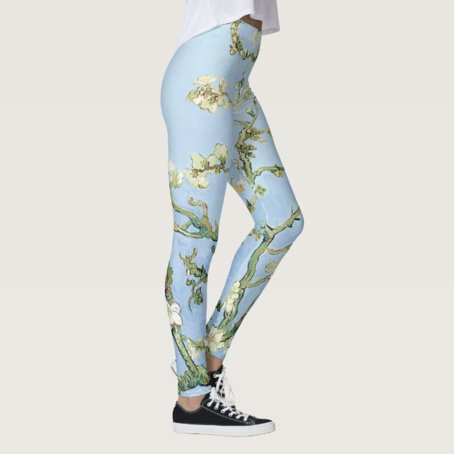 Van Gogh Almond Blossoms Leggings (Right)