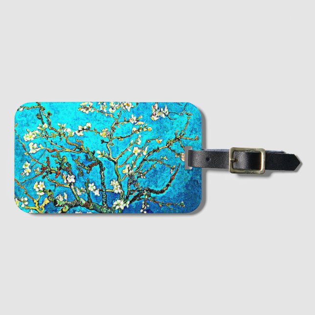 Van Gogh - Almond Blossoms Luggage Tag (Front Horizontal)