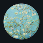 Van Gogh Almond Blossoms Magnet<br><div class="desc">Artist: Vincent Van Gogh
 Title: Almond Blossoms
 altered colour by 2sweet4wordsDesigns
 
 vincent van gogh,  van gogh,  almond blossoms,  teal,  flowers ,  floral,  spring,  sophisticated,  decor</div>