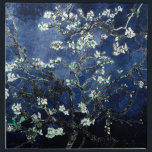 Van Gogh Almond Blossoms Midnight Blue Napkin<br><div class="desc">Artist: Vincent Van Gogh
Title: Almond Blossoms
Altered colour by 2sweet4wordsDesigns</div>