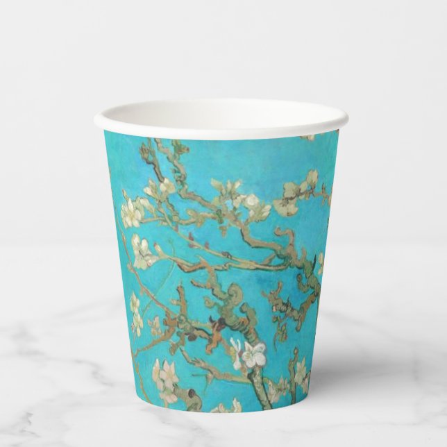 Van Gogh Almond Blossoms Paper Cups (Front)
