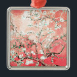 Van Gogh Almond Blossoms Peach Metal Tree Decoration<br><div class="desc">Artist: Vincent Van Gogh
 Title: Almond Blossoms
 altered colour by 2sweet4wordsDesigns</div>