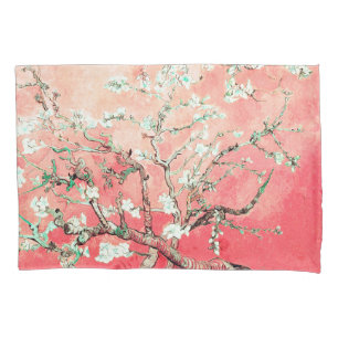 Van Gogh Almond Blossoms peach Pillowcase