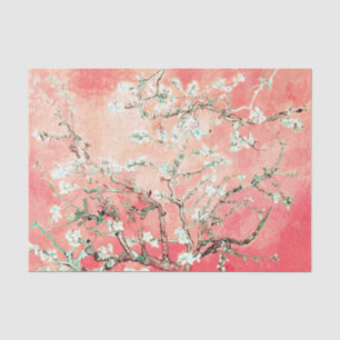 Van Gogh Almond Blossoms Peach Tissue Paper