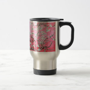 Van Gogh Almond Blossoms Pink Blue Travel Mug