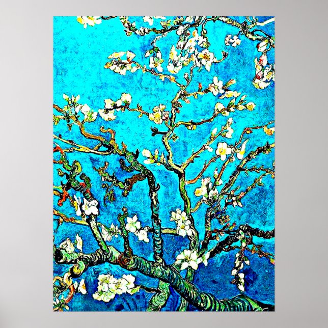 Van Gogh - Almond Blossoms Poster (Front)