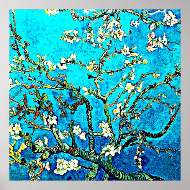 Van Gogh - Almond Blossoms Poster (Front)