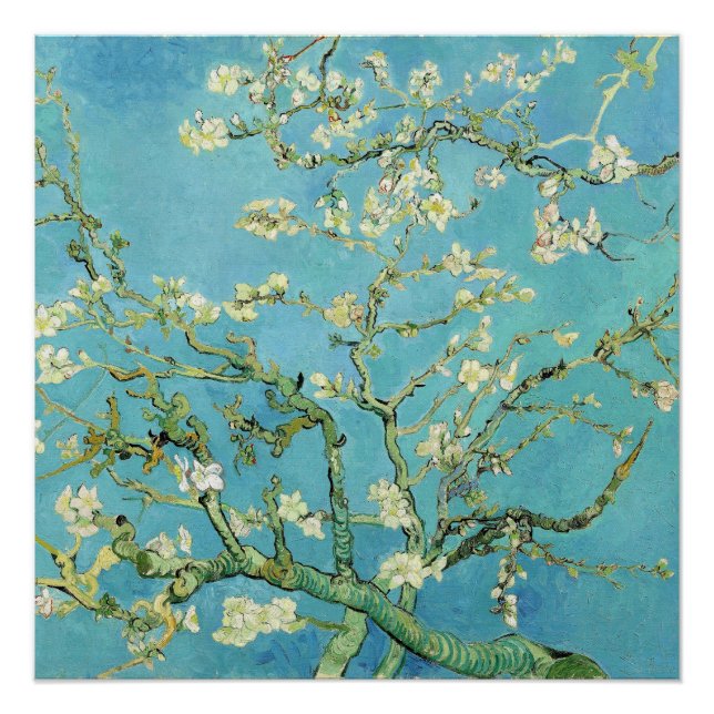 Van Gogh Almond Blossoms  Poster (Front)