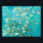 VAN GOGH - Almond Blossoms Poster<br><div class="desc">"van gogh vincent",  "almond blossoms",  flowers,  "famous painting",  vintage,  "fine art",  floral,  blue,  vangogh</div>