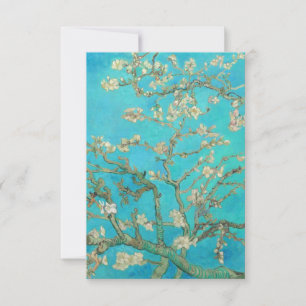 Van Gogh Almond Blossoms RSVP Card