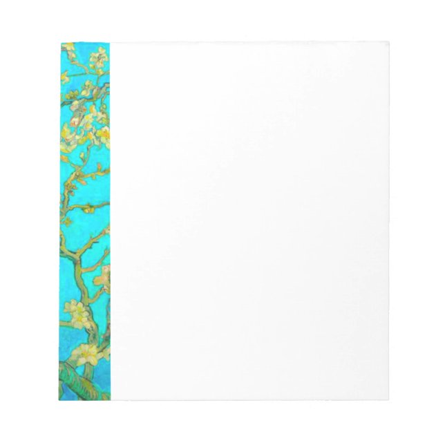 Van Gogh Almond Blossoms Updated Notepad (Front)