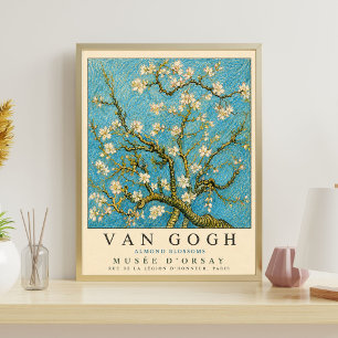 Van Gogh Almond Blossoms Vintage Floral Museum Poster