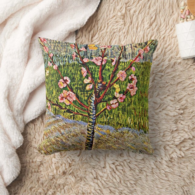 Van Gogh - Almond Tree in Blossom, Cushion (Blanket)