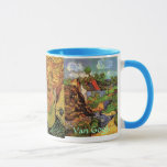 VAN GOGH ART COFFEE MUGS - VANGOGHIZED GIFTS<br><div class="desc">Order these Van Gogh art mugs to add to your collection. This ringer mug has 3 paintings by Vincent Van Gogh which include, "Houses in Auvers, " "Young Man With Cornflower, " and "Avenue of Plain Trees Near Arles Station." These paintings are rich in colour and are exceptionally beautiful. Use...</div>