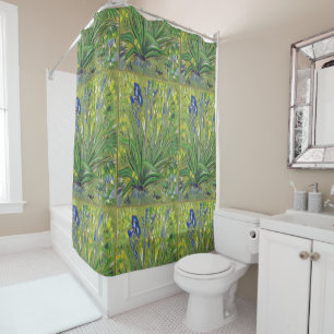 Van Gogh Art iris acrylic paining Shower Curtain