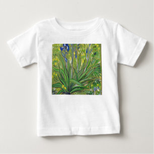 Van Gogh art  Irises, acrylic reproduction Baby T-Shirt