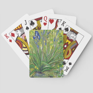 Van Gogh art  Irises, acrylic reproduction Playing Cards
