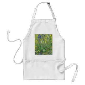Van Gogh art  Irises, acrylic reproduction Standard Apron