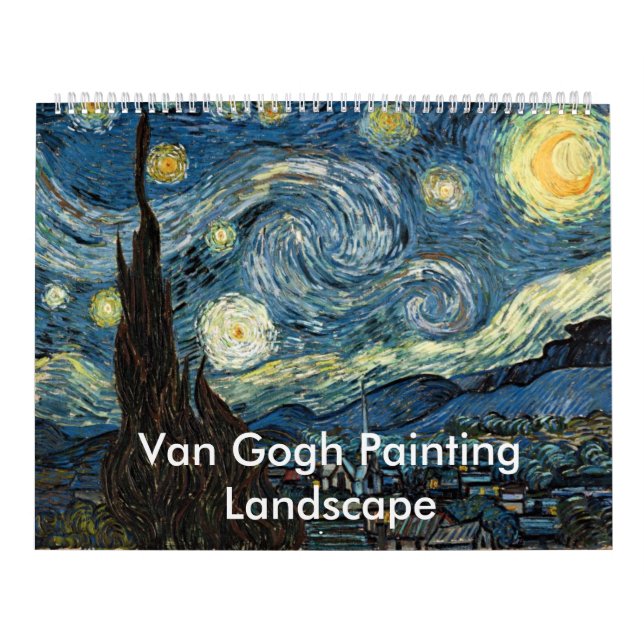 Van Gogh art landscape fine art Calendar (Cover)
