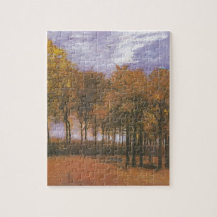 Van Gogh Autumn Fall Tree Leaves Destiny Jigsaw Puzzle