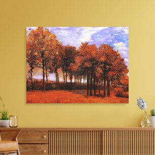 Van Gogh - Autumn Landscape, Canvas Print