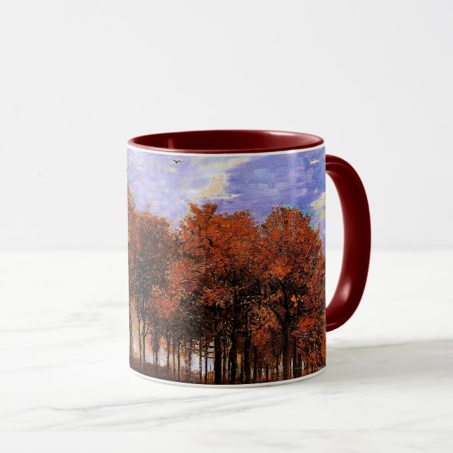 Van Gogh - Autumn Landscape, Mug (Front Right)